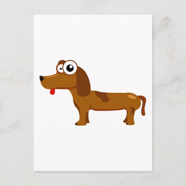 Cute dog postcard (Front)