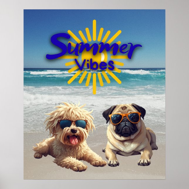 Cute Dog Print, Value Poster Paper (Semi-Gloss) (Front)