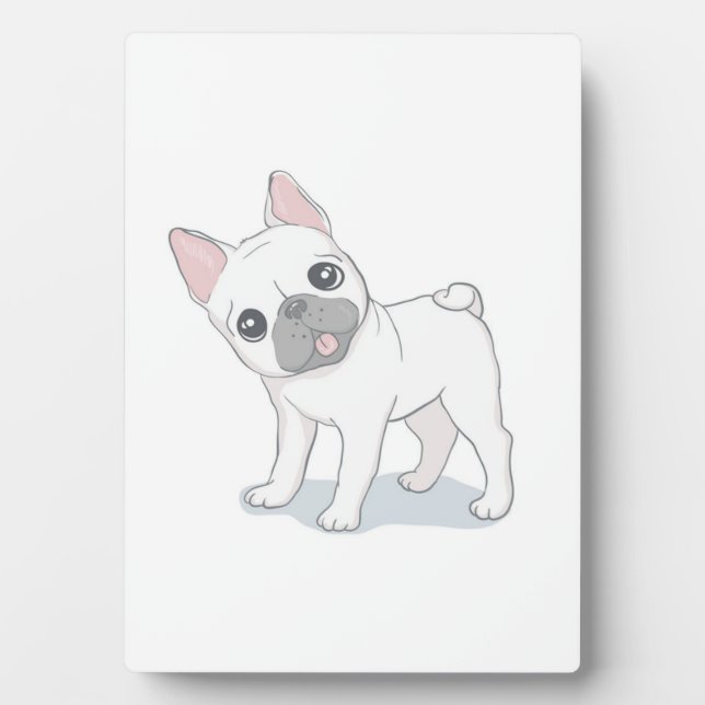 Cute Dog Puppy | Gift For Dog Lovers Plaque (Front)
