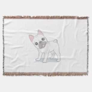 Cute Dog Puppy   Gift For Dog Lovers Throw Blanket
