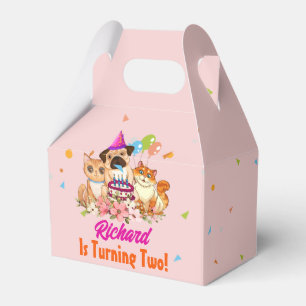 Cute Dog Puppy Themed Kid's Birthday Party Favour Box