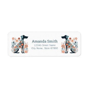 Cute Dog Return Address Labels