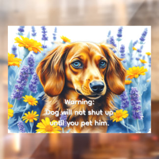 Cute Dog sign