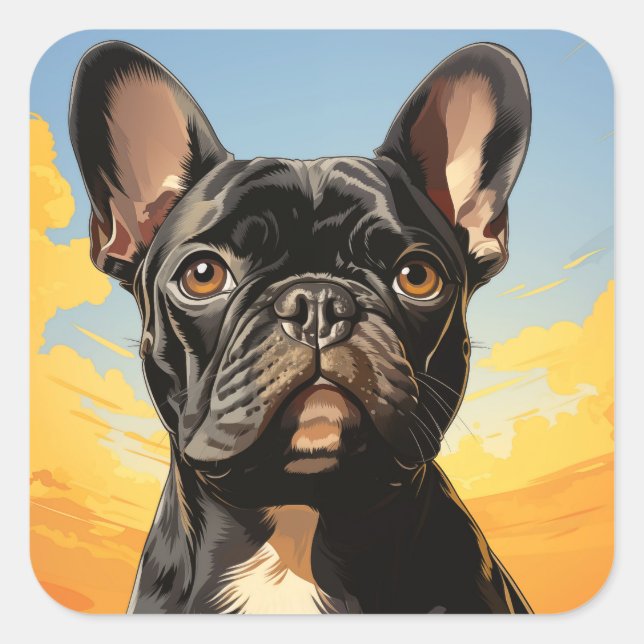Cute dog sticker (Front)