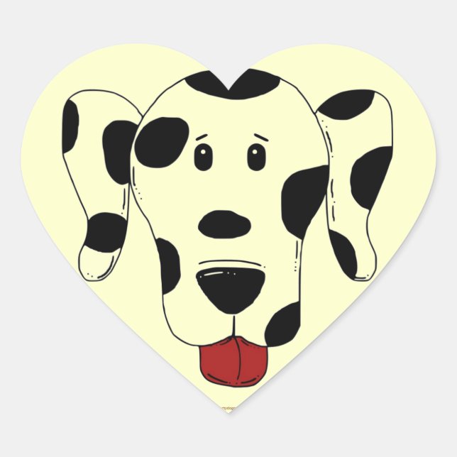 CUTE DOG STICKERS - DALMATION - STATIONERY SUPPLY (Front)