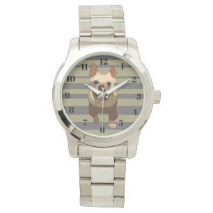 Cute dog, Striped Watch