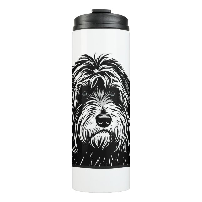 Cute Dog Thermal Tumbler (Front)
