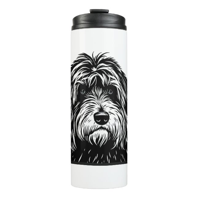 Cute Dog Thermal Tumbler (Front)