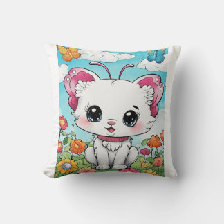 Cute dog Throw pillows