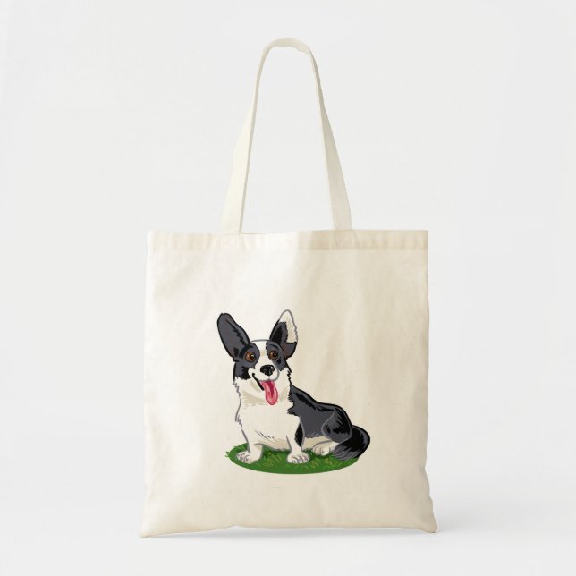 Cute dog tote bag (Front)