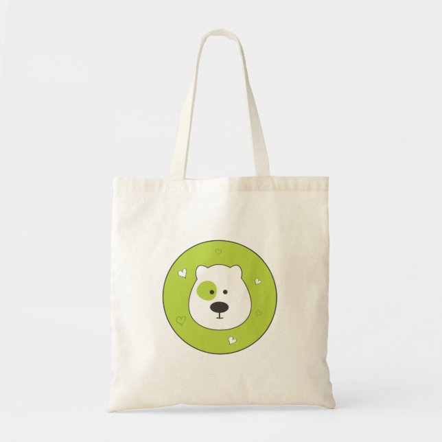 Cute Dog Tote Bag (Front)