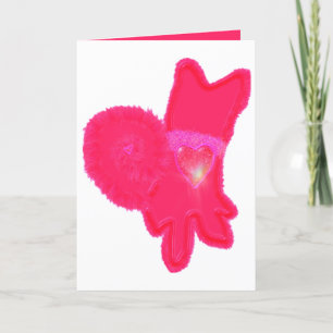 Cute dog Tu B'Av ט״ו באב card