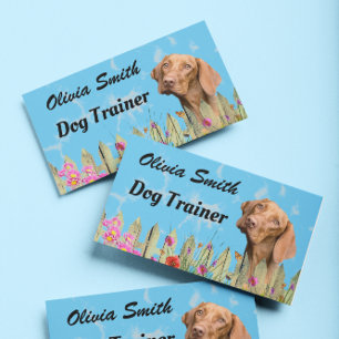 Cute Dog Walker Pet Sitter Business Card