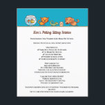 Cute Dog Walking Animal Care Pet Service  Flyer<br><div class="desc">Cute Dog Walking Animal Car Pet Service business flyer to hand out to clients and future clients. Adorable and cute dog, cat, lizard, hamster and fish to advertise your pet sitting, animal care and dog walking service. Make a good impression with your future clients with this wonderful design. Add the...</div>