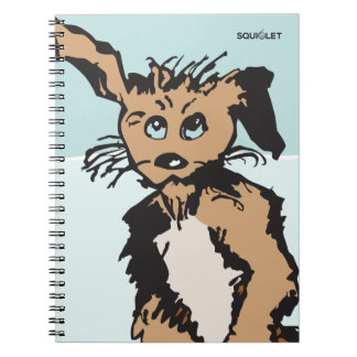 Cute Dog With Blue Puppy Eyes Notebook