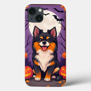 Cute Dog With Halloween Decorations iPhone 13 Case