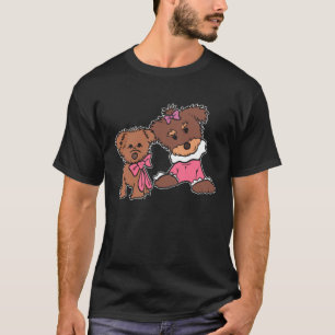 Cute Dog Yorkie Mom T-Shirt