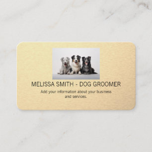 Cute Doggies Dog Groomer Appointment Card