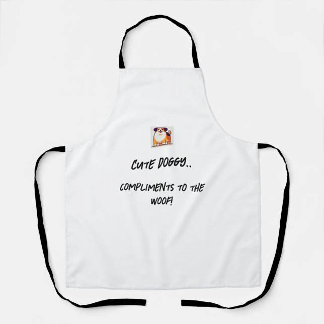 Cute Doggy Apron  (Front)