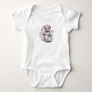 cute doggy baby lovers bodysuit