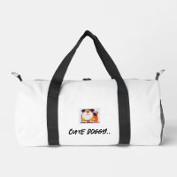 Cute Doggy Duffle Bag