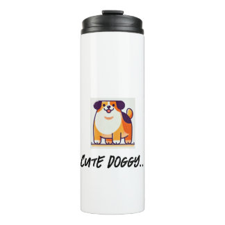 Cute Doggy travel mug tumbler