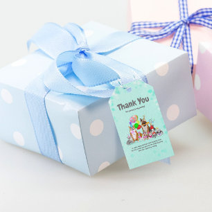 Cute Dogs Birthday Celebration Let's Pawty  Gift T Gift Tags