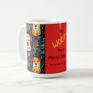 Cute Dogs Christmas Mug