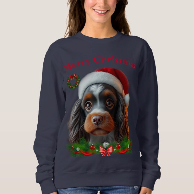 Cute dogs Christmas T-shirts (Front)