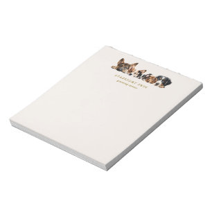 Cute Dogs Grooming Service Business Notepad