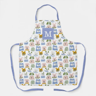 Cute Dogs Kitchen Apron