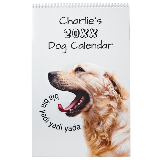 Cute Dogs or YOUR Photos custom calendar (Cover)