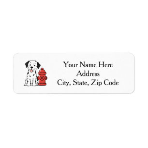 Cute Dogs Personalised Return Address Labels