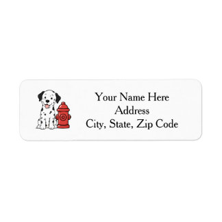Cute Dogs Personalised Return Address Labels