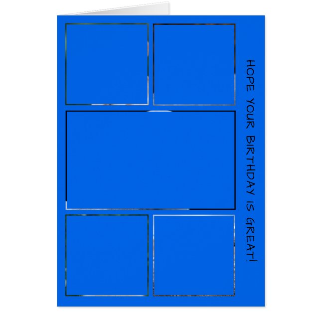 Cute Dogs Photo Birthday Collage (Front)