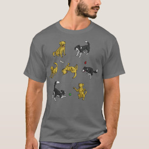 Cute dogs playing T-Shirt