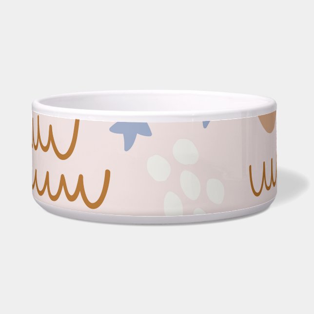 Cute dogs, stars, lines: vintage seamless (Front)