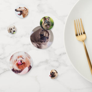 Cute Dogs table confetti