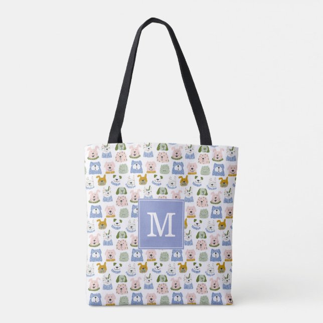 Cute Dogs Tote Bag (Back)