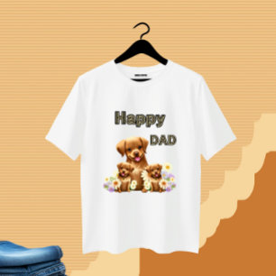 Cute dogs with flowers T-Shirt