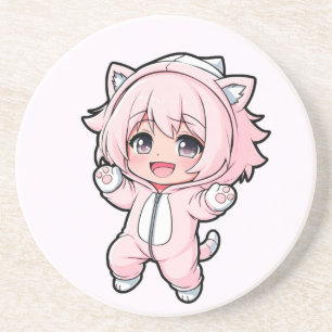 Cute Doll “In the Making” Design – Future Dream Gi Coaster