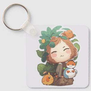 CUTE DOLL KEY RING