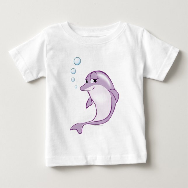 Cute Dolphin Baby T-Shirt (Front)