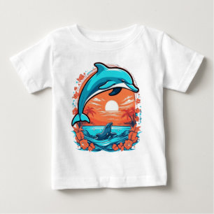  Cute dolphin Baby T-Shirt