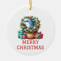 Cute Dolphin Christmas