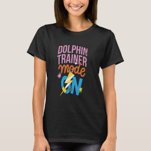 Cute Dolphin Lover Sea Ocean Animals Dolphin Train T-Shirt