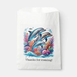 Cute dolphin lovers party favour bags