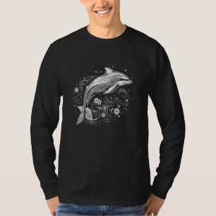 Cute Dolphin Men Women Kids Aquatic Ocean 15 T-Shirt