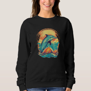 Cute Dolphin Men Women Kids Aquatic Ocean 23 Sweatshirt