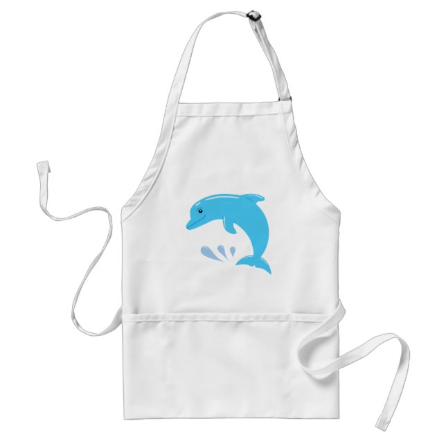 Cute Dolphin Standard Apron (Front)
